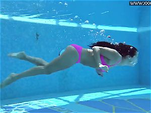super hot Russian Jessica Lincoln in the pool