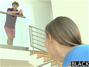 BLACKED brown-haired teenager vs bbc